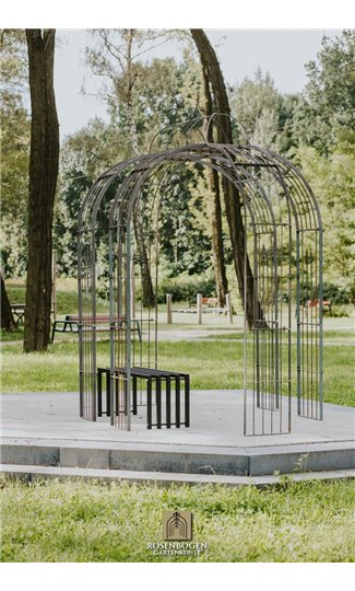 Pavillon de jardin PIA 4-côtés 180 x 260 cm