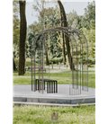 Pavillon de jardin PIA 4-côtés 180 x 260 cm