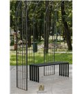 Pavillon de jardin PIA 3-côtés 110 x 260 cm