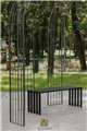 Pavillon de jardin PIA 3-côtés 110 x 260 cm
