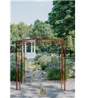 Pavillon de jardin THESSA 4-côtés 145 x 215 cm