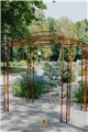 Pavillon de jardin THESSA 4-côtés 145 x 215 cm