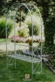 Arche de jardin ELENA avec banc