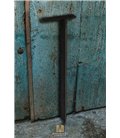 Ancrage au sol massiv EL 41 cm revêtement en poudre noir